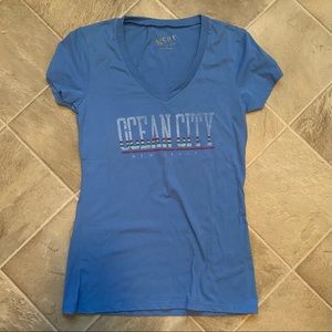 Small, blue Ocean City, NJ Women’s shirt